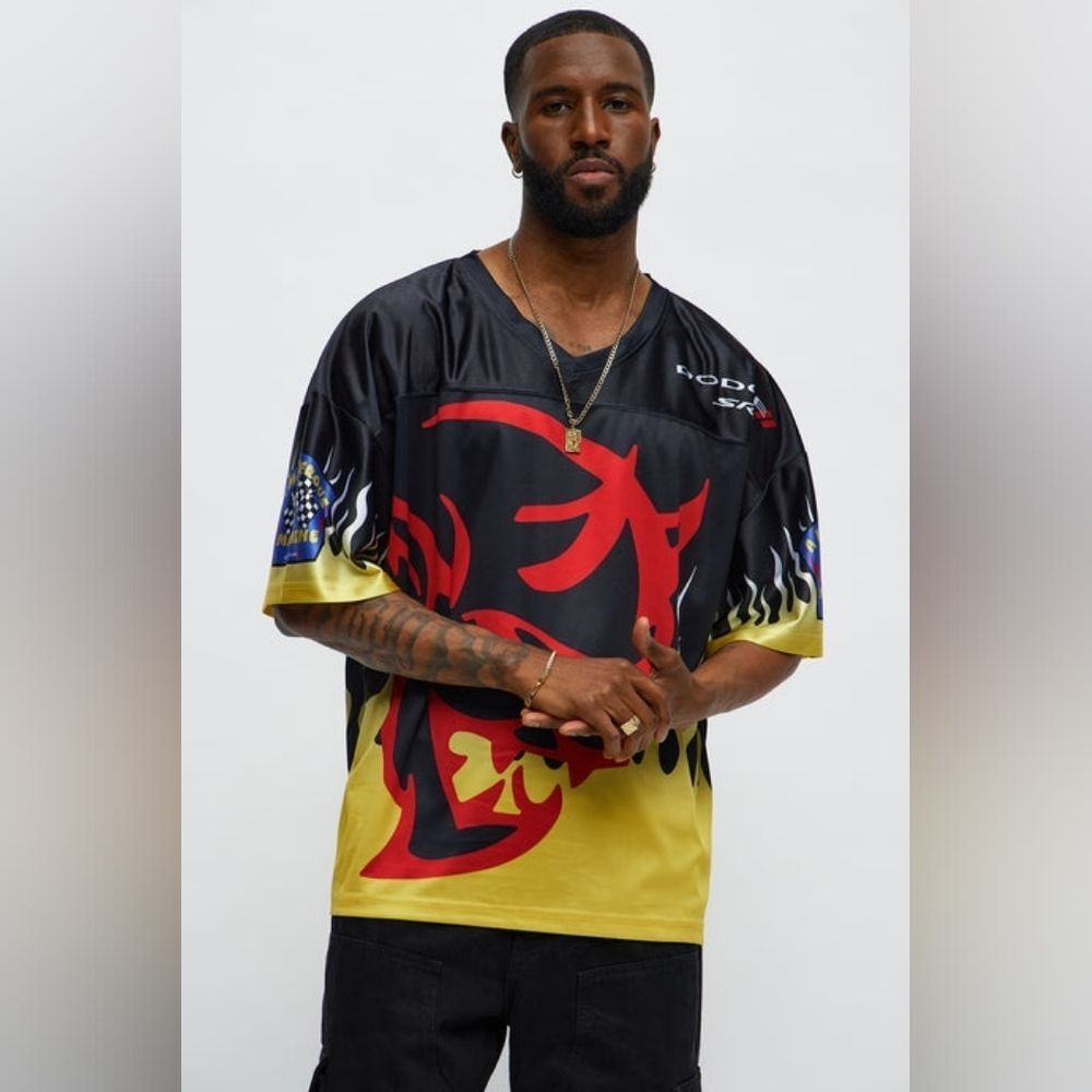 Reason Brand Dodge Hellcat Racing Football Jersey